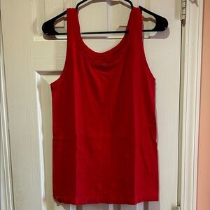 White House Black Market Red Tank Top